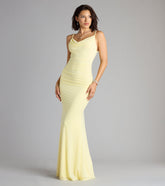 Sophia Mesh Open Back Mermaid Formal Dress