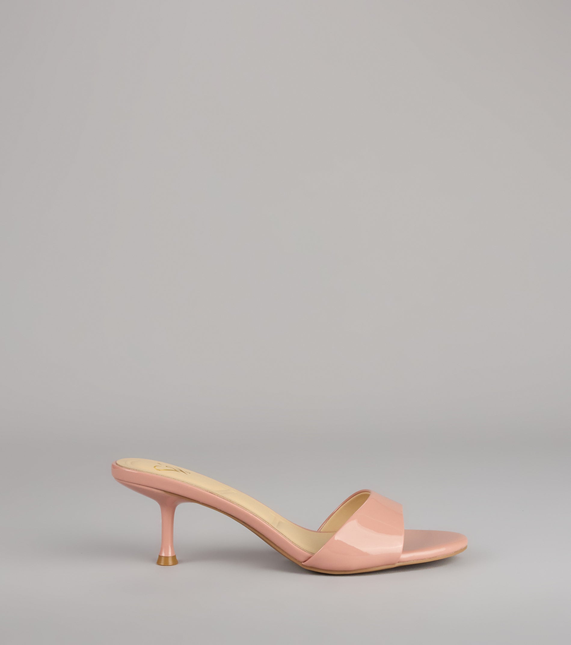 Own the Moment Patent Heeled Mules